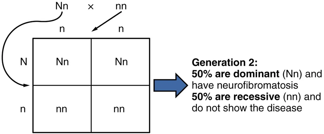 Autosomal dominant inheritance.